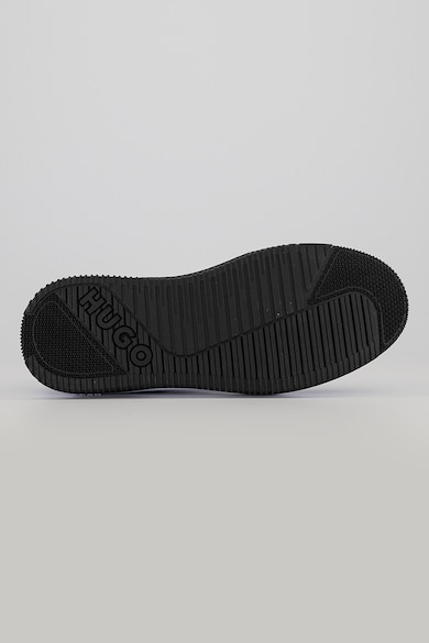 HUGO Pantofi sport low-cut cu garnituri de piele ecologica Barbati