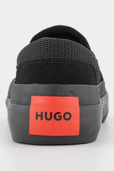HUGO Велурени спортни обувки с лесно обуване Мъже