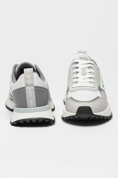 BOSS Pantofi sport cu imprimeu logo si garnituri din material sintetic Jonah Barbati