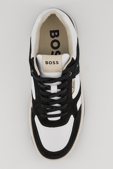 BOSS Кожени спортни обувки Baltimore с контрасти Мъже