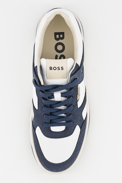 BOSS Кожени спортни обувки Baltimore с контрасти Мъже