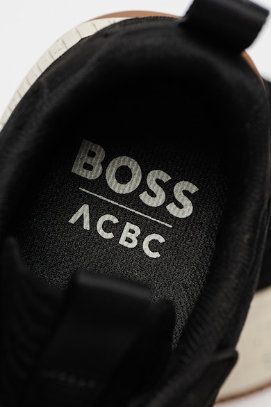 BOSS Текстилни спортни обувки със скосена подметка Мъже