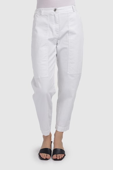Helmidge Pantaloni din amestec de bumbac si modal cu buzunare laterale Femei