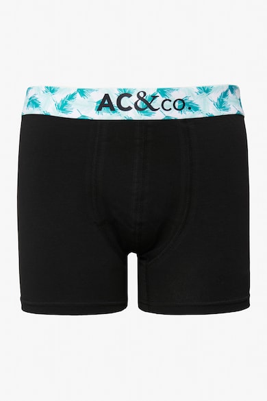 AC&Co Set de boxeri cu banda logo in talie - 3 perechi Barbati