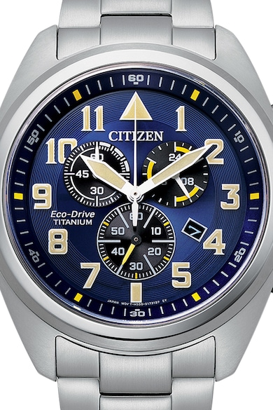 Citizen Титаниев часовник с хронограф и слънчева батерия Мъже