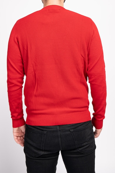 Timeout Рипсен пуловер с овално деколте Мъже