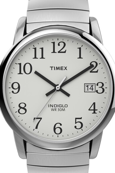 Timex Ceas de otel inoxidabil Easy Reader, 35 MM Barbati