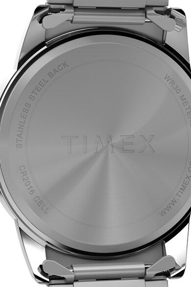 Timex Ceas rotund de otel ioxidabil Easy Reader , 38MM Barbati