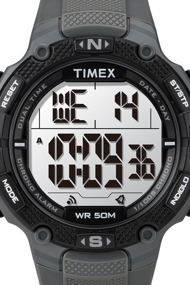 Timex Ceas digital cu o curea de rasina - 46 MM Barbati