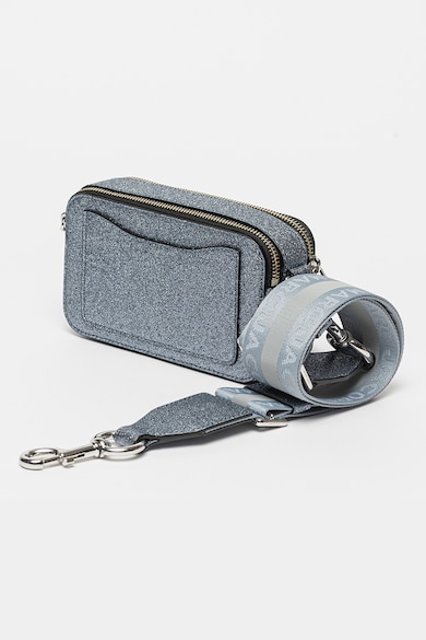 Marc Jacobs Geanta crossbody de piele cu aspect lucios The Metallic Glitter Femei