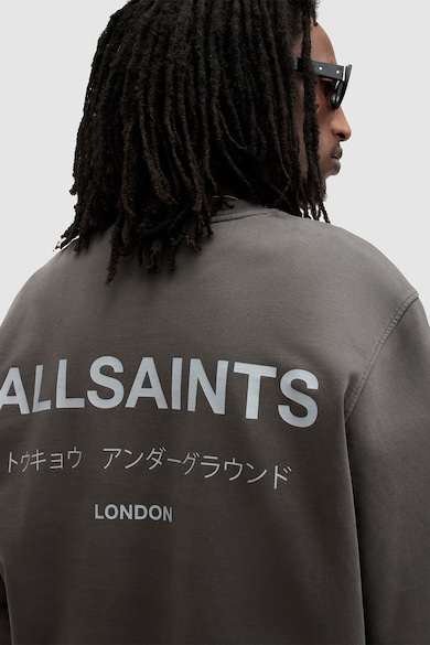 AllSaints Bluza de trening relaxed fit din bumbac Underground Barbati