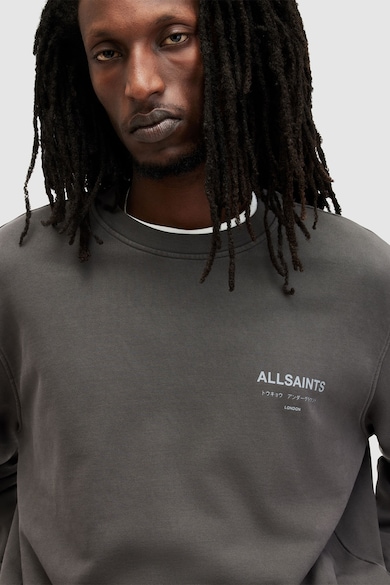 AllSaints Bluza de trening relaxed fit din bumbac Underground Barbati