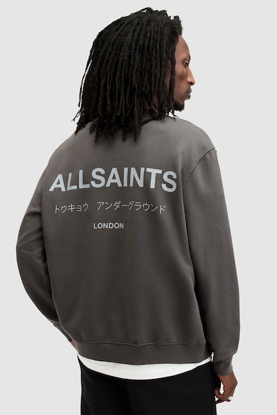 AllSaints Bluza de trening relaxed fit din bumbac Underground Barbati