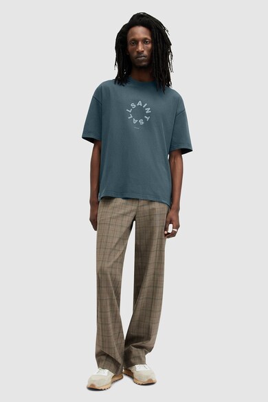 AllSaints Tierra bő fazonú póló logómintával férfi