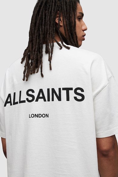AllSaints Тениска Underground с лого и паднали ръкави Мъже