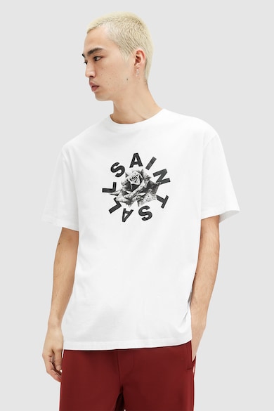 AllSaints Памучна тениска Daized с лого Мъже