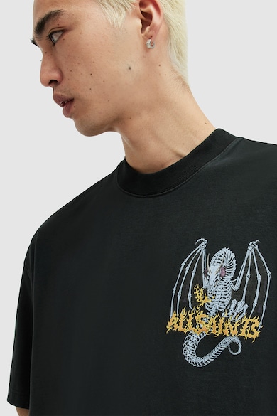 AllSaints Тениска Dragon Skull с фигурална щампа Мъже
