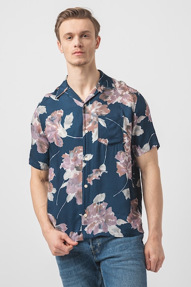 AllSaints Риза от вискоза Zinnia с джоб на гърдите Мъже