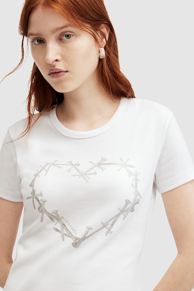 AllSaints Tricou de bumbac cu imprimeu grafic Perta Stevie Femei