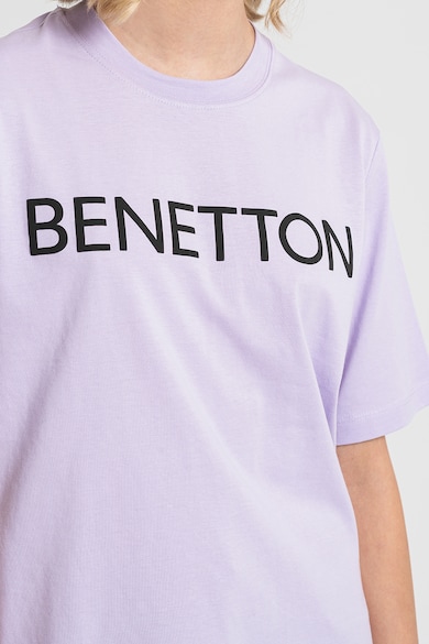 United Colors of Benetton Тениска с овално деколте и лого Жени