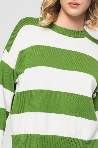 United Colors of Benetton Раиран пуловер с паднали ръкави Жени