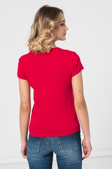 United Colors of Benetton Kötött póló bordázott szegélyekkel női