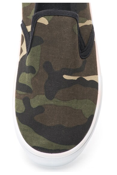 Alcott Pantofi slip-on verzi cu imprimeu camuflaj Barbati