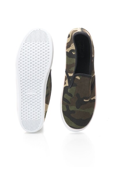 Alcott Pantofi slip-on verzi cu imprimeu camuflaj Barbati