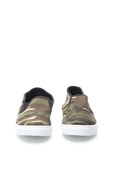 Alcott Pantofi slip-on verzi cu imprimeu camuflaj Barbati