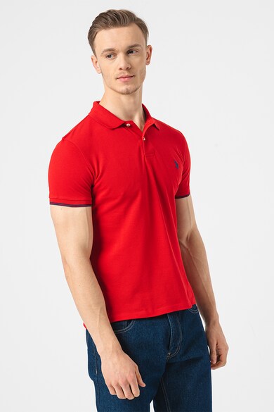 U.S. Polo Assn. Tricou polo de bumbac cu logo Barbati