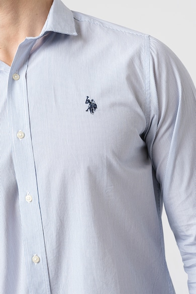 U.S. Polo Assn. Раирана риза с лого Мъже