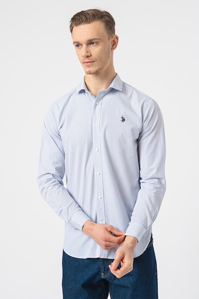 U.S. Polo Assn. Раирана риза с лого Мъже