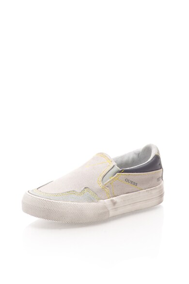 GUESS Pantofi slip-on gri cu aspect uzat Fete