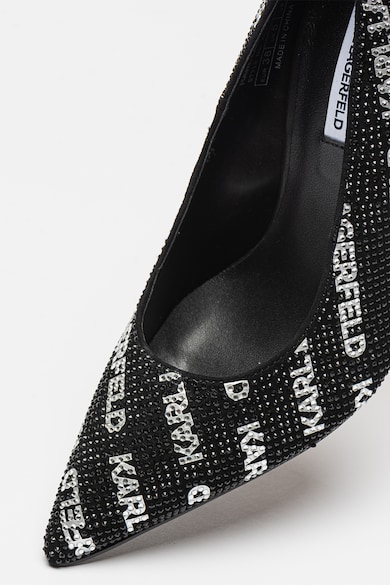 Karl Lagerfeld Велурени обувки Padara II с декоративни камъни Жени