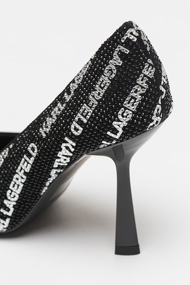 Karl Lagerfeld Padara II nyersbőr cipő straszkövekkel díszítve női