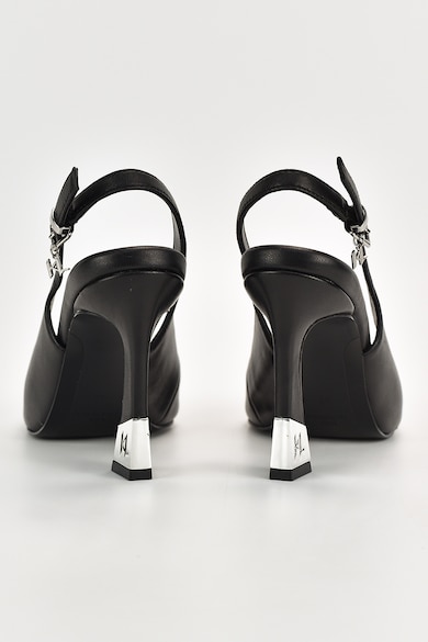 Karl Lagerfeld Sarokpántos bőrcipő női