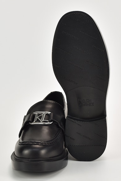 Karl Lagerfeld Pantofi loafer de piele cu logo Femei