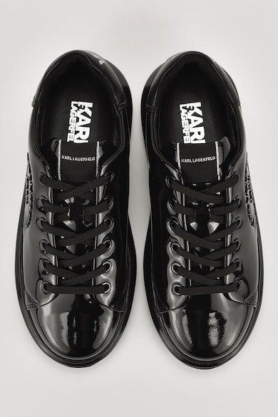 Karl Lagerfeld Спортни обувки от лачена кожа с лого Жени