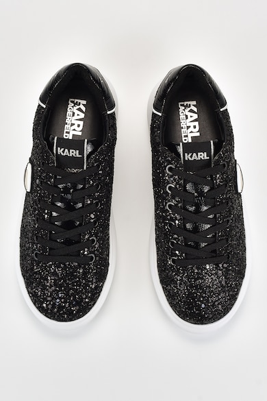 Karl Lagerfeld Sneaker bőrrészletekkel női