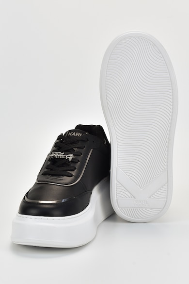 Karl Lagerfeld Pantofi sport wedge de piele cu logo Femei