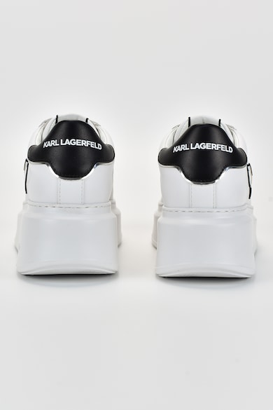 Karl Lagerfeld Pantofi sport de piele cu logo Femei