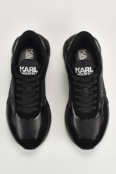 Karl Lagerfeld Pantofi sport cu garnituri de piele intoarsa Femei