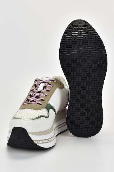 Karl Lagerfeld Спортни обувки с дизайн с цветен блок и лого Жени