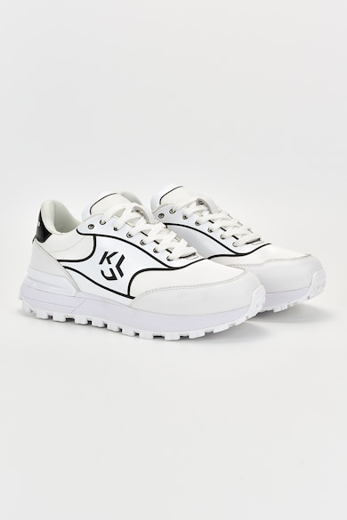Karl Lagerfeld Спортни обувки от кожа и еко кожа с лого Жени
