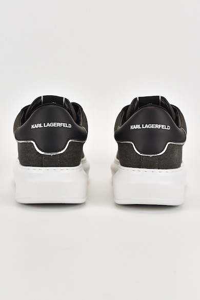 Karl Lagerfeld Текстилни спортни обувки с кожа Мъже