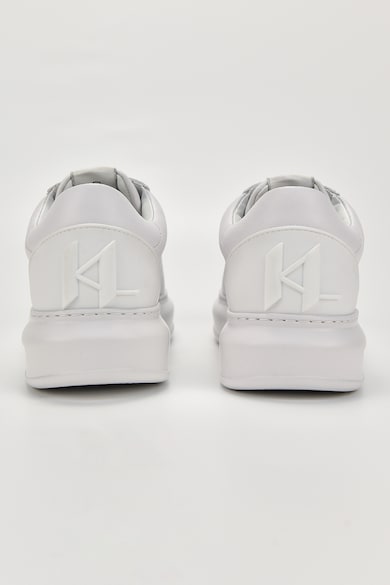 Karl Lagerfeld Спортни обувки от кожа с контрастна подметка Мъже