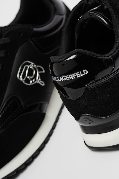 Karl Lagerfeld Sneaker bőr és nyersbőr részletekkel férfi