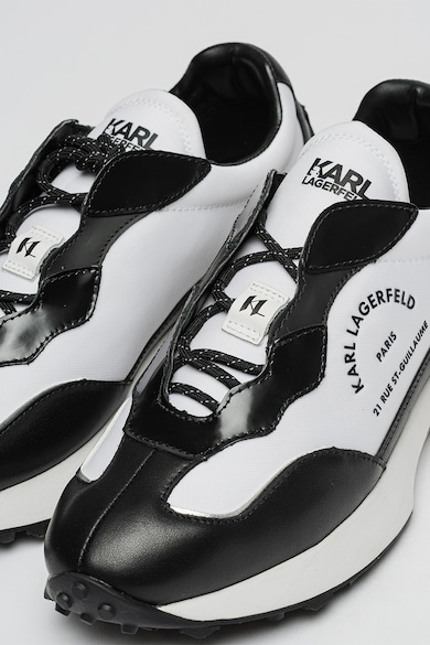 Karl Lagerfeld Sneaker bőrrészletekkel férfi