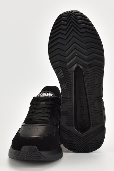 Karl Lagerfeld Pantofi sport cu insertii de piele intoarsa Barbati