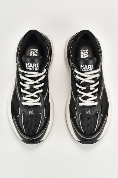 Karl Lagerfeld Спортни обувки от кожа и мрежа Мъже